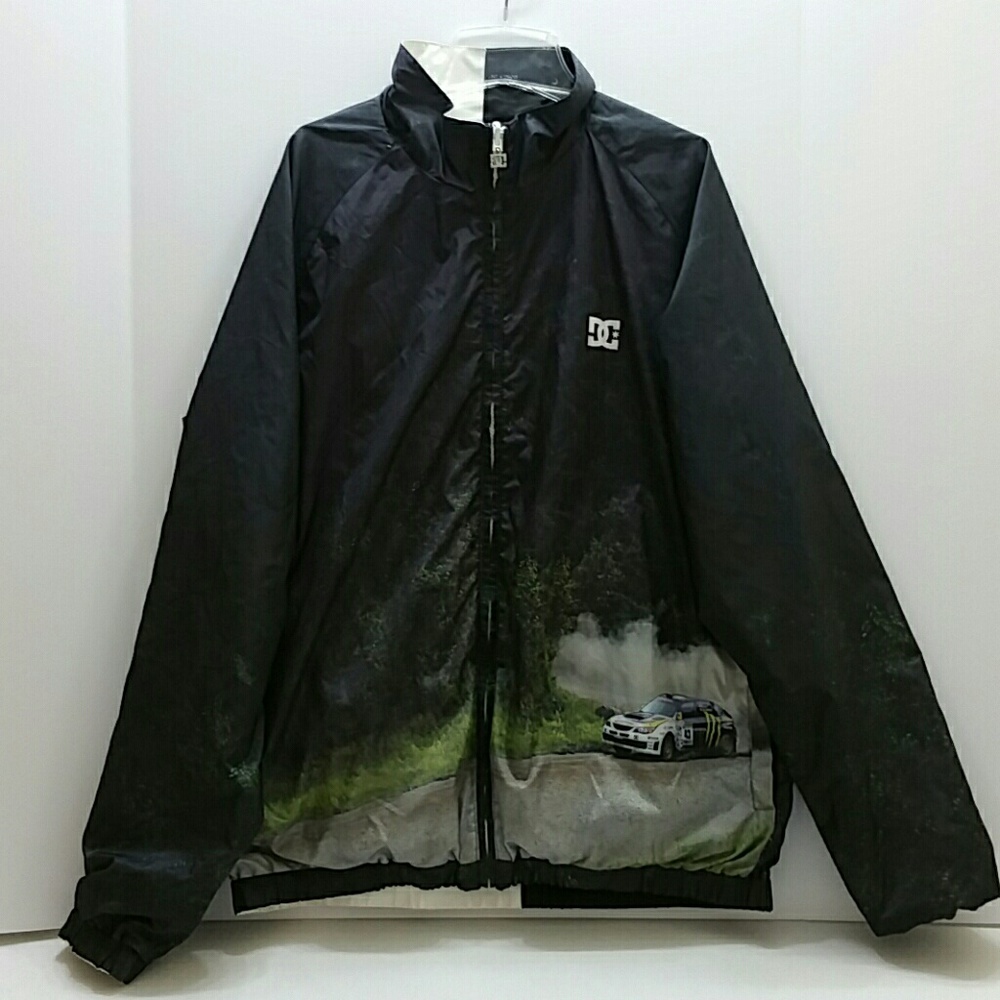 DC SHOES BLOCK 43 REVERSIBLE  MEN'S RACING JACKET